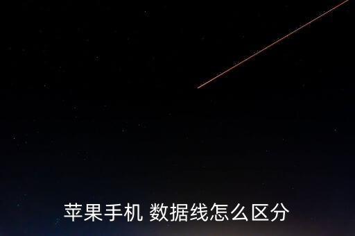 蘋果手機 數(shù)據(jù)線怎么區(qū)分