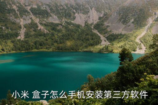  小米 盒子怎么手機(jī)安裝第三方軟件