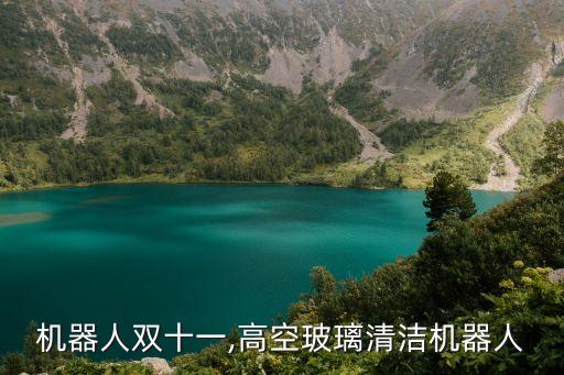 清潔機(jī)器人雙十一,高空玻璃清潔機(jī)器人