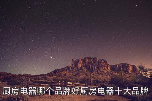 廚房電器哪個品牌好廚房電器十大品牌