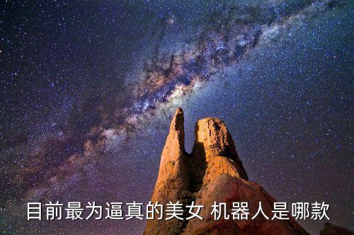 目前最為逼真的美女 機器人是哪款