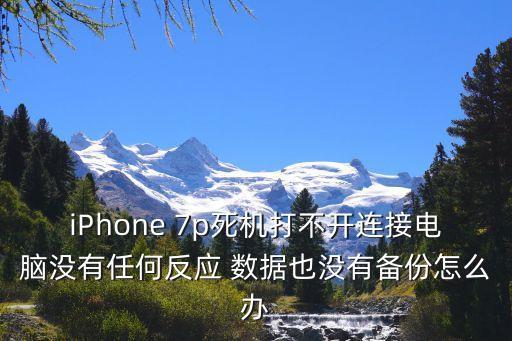iPhone 7p死機打不開連接電腦沒有任何反應 數(shù)據(jù)也沒有備份怎么辦