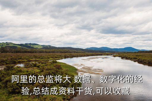  阿里的總監(jiān)將大 數(shù)據(jù)、數(shù)字化的經(jīng)驗,總結(jié)成資料干貨,可以收藏