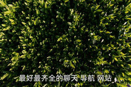 最好最齊全的聊天 導(dǎo)航 網(wǎng)站