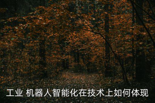 工業(yè) 機(jī)器人智能化在技術(shù)上如何體現(xiàn)
