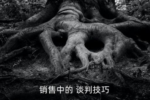 銷售中的 談判技巧