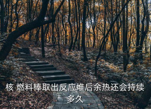 核 燃料棒取出反應(yīng)堆后余熱還會持續(xù)多久
