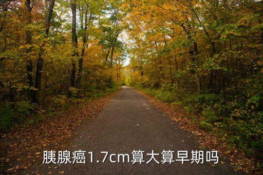 胰腺癌1.7cm算大算早期嗎