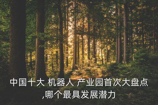 中國十大 機器人 產(chǎn)業(yè)園首次大盤點,哪個最具發(fā)展?jié)摿? class=