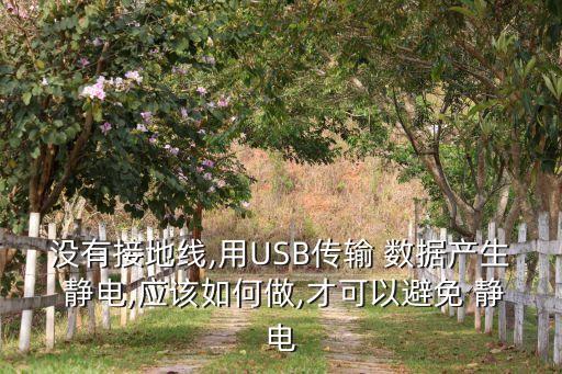 沒有接地線,用USB傳輸 數(shù)據(jù)產(chǎn)生 靜電,應(yīng)該如何做,才可以避免 靜電