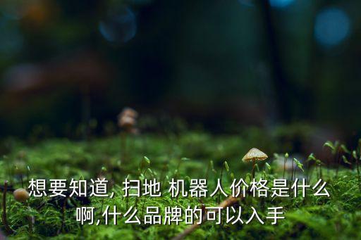 想要知道, 掃地 機(jī)器人價格是什么啊,什么品牌的可以入手