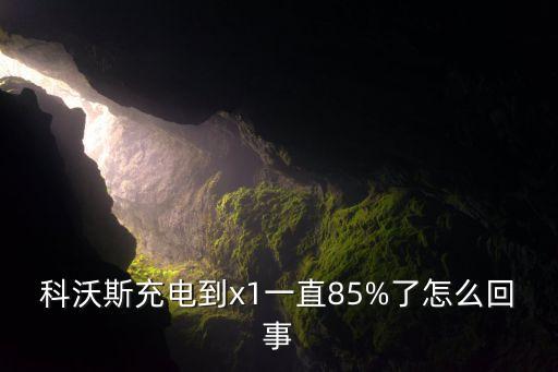 科沃斯充電到x1一直85%了怎么回事