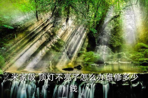 米家led吸頂燈無法自動重啟,米家吸頂燈無法完全關(guān)閉