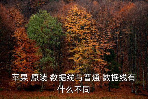 手機數(shù)據(jù)線還是用原裝的好,怎么知道手機數(shù)據(jù)線是不是原裝