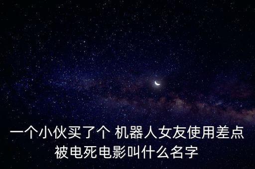 一個(gè)小伙買了個(gè) 機(jī)器人女友使用差點(diǎn)被電死電影叫什么名字