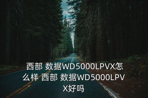  西部 數(shù)據(jù)WD5000LPVX怎么樣 西部 數(shù)據(jù)WD5000LPVX好嗎