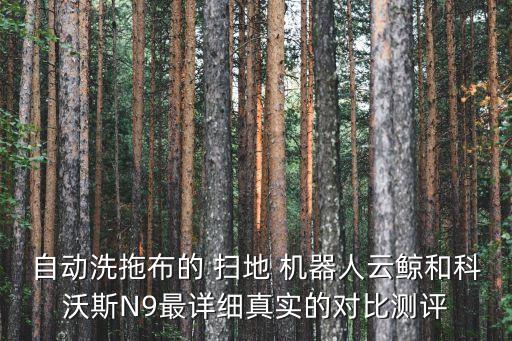 自動(dòng)洗拖布的 掃地 機(jī)器人云鯨和科沃斯N9最詳細(xì)真實(shí)的對(duì)比測(cè)評(píng)