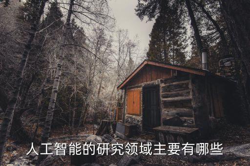 人工智能的研究領(lǐng)域主要有哪些
