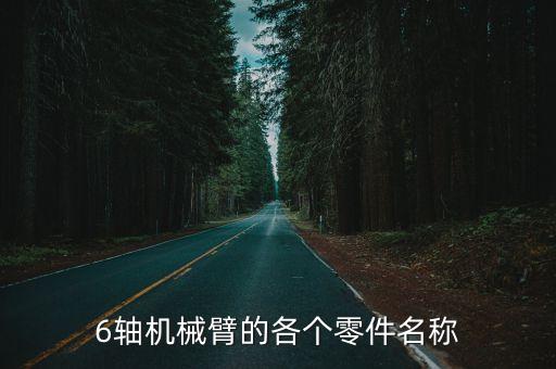 6軸機(jī)械臂的各個(gè)零件名稱