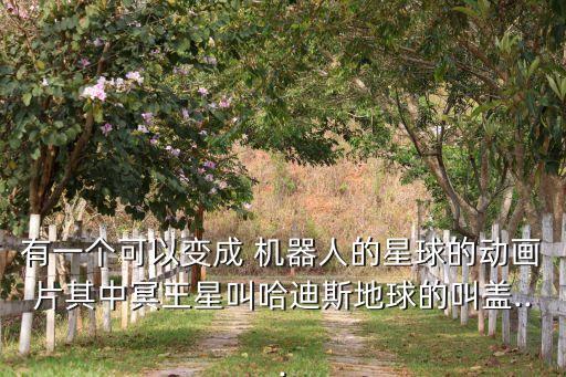 有一個可以變成 機(jī)器人的星球的動畫片其中冥王星叫哈迪斯地球的叫蓋...
