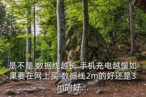 是不是 數(shù)據(jù)線越長 手機充電越慢如果要在網(wǎng)上買 數(shù)據(jù)線2m的好還是3m的好...
