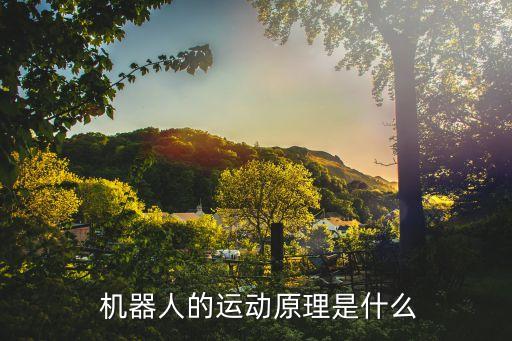  機(jī)器人的運(yùn)動(dòng)原理是什么