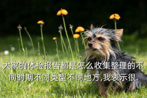 大家的體檢報告都是怎么收集整理的不同時期不同類型不同地方,我表示很...