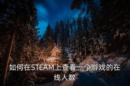 如何在STEAM上查看一個游戲的在線人數(shù)