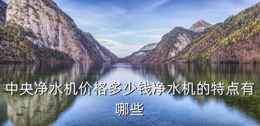 中央凈水機(jī)價(jià)格多少錢凈水機(jī)的特點(diǎn)有哪些