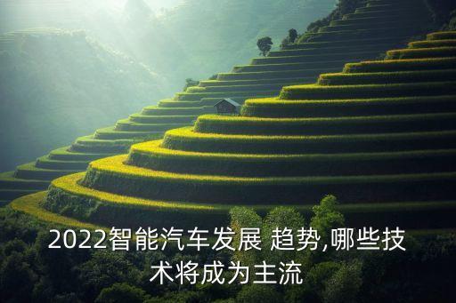 2022智能汽車發(fā)展 趨勢,哪些技術(shù)將成為主流