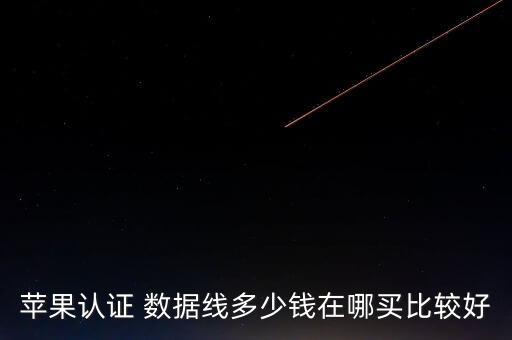 蘋果認證 數(shù)據(jù)線多少錢在哪買比較好