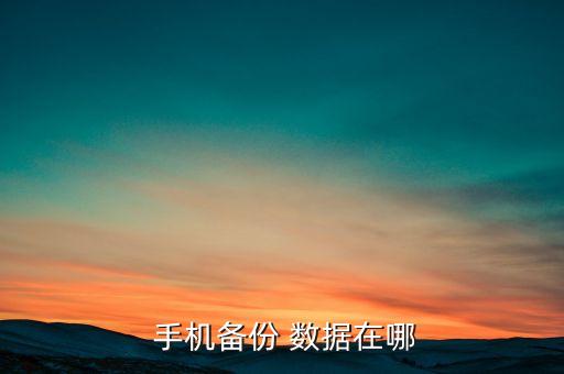 手機數(shù)據(jù)存儲在那里,手機app數(shù)據(jù)存儲位置