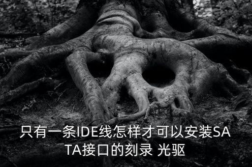 光驅(qū)ide轉(zhuǎn)sata數(shù)據(jù)線(xiàn),ide光驅(qū)怎么接在sata主板上