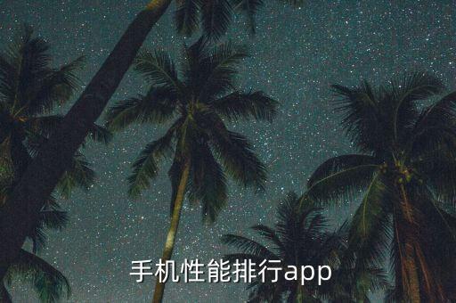  手機(jī)性能排行app