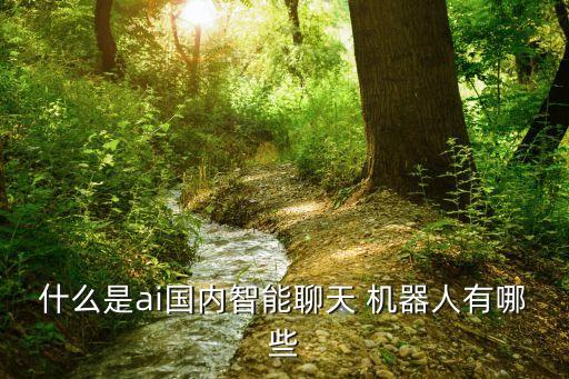 什么是ai國內(nèi)智能聊天 機(jī)器人有哪些