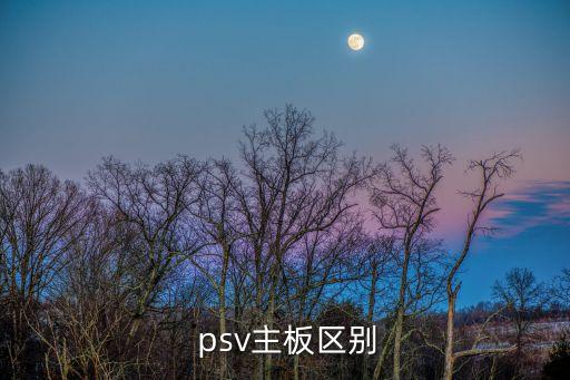  psv主板區(qū)別