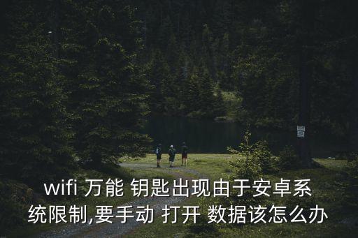 萬能鑰匙顯示打開移動數(shù)據(jù),wifi萬能鑰匙連接要移動數(shù)據(jù)怎么辦
