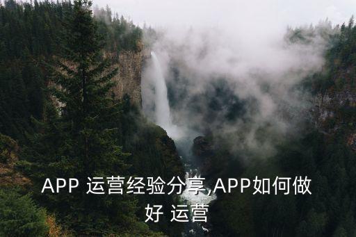 APP 運(yùn)營(yíng)經(jīng)驗(yàn)分享,APP如何做好 運(yùn)營(yíng)