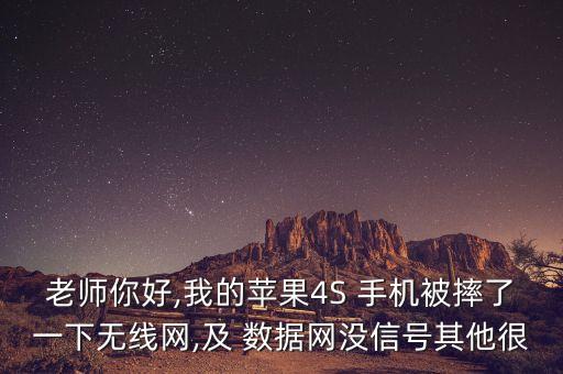 手機(jī)摔了打不開數(shù)據(jù)連接