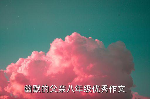 幽默的父親八年級優(yōu)秀作文