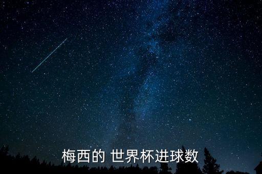 梅西的 世界杯進球數(shù)