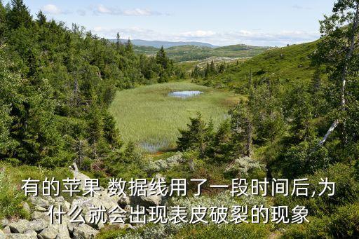 有的蘋(píng)果 數(shù)據(jù)線(xiàn)用了一段時(shí)間后,為什么就會(huì)出現(xiàn)表皮破裂的現(xiàn)象
