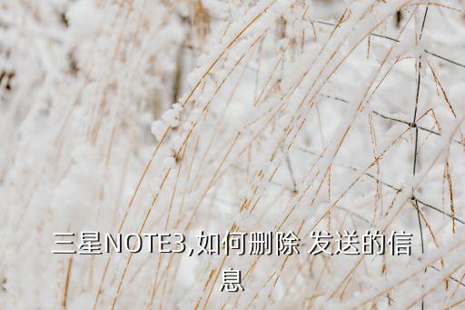 三星NOTE3,如何刪除 發(fā)送的信息