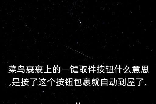 菜鳥(niǎo)驛站全自動(dòng)