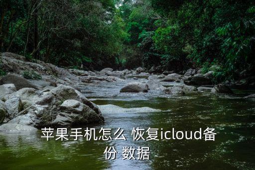  蘋果手機(jī)怎么 恢復(fù)icloud備份 數(shù)據(jù)
