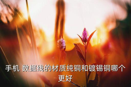 數(shù)據(jù)線 銅還是鋅,一根數(shù)據(jù)線有多少銅