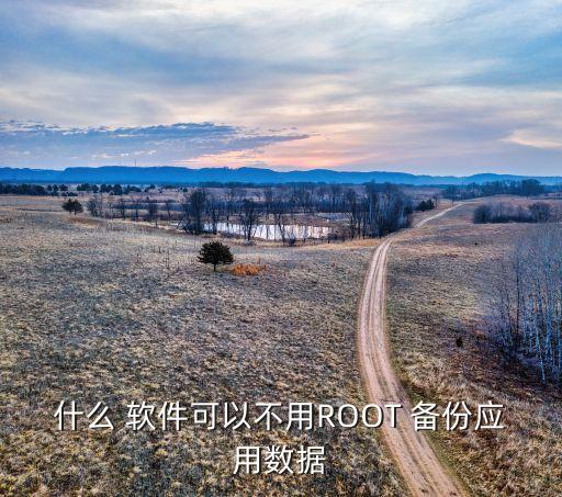 什么 軟件可以不用ROOT 備份應(yīng)用數(shù)據(jù)