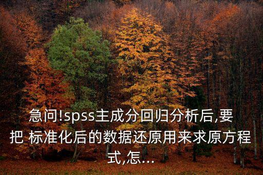 數(shù)據(jù)中心 標(biāo)準(zhǔn)化,spss數(shù)據(jù)中心化和標(biāo)準(zhǔn)化