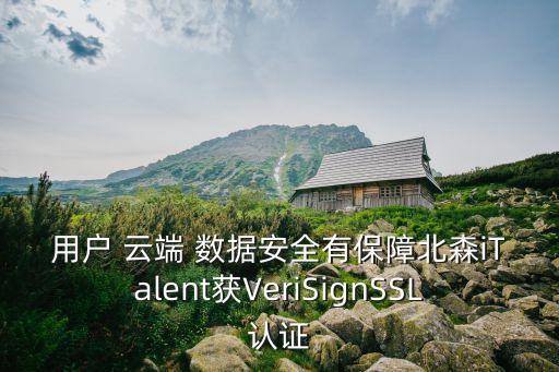 用戶 云端 數(shù)據(jù)安全有保障北森iTalent獲VeriSignSSL認(rèn)證