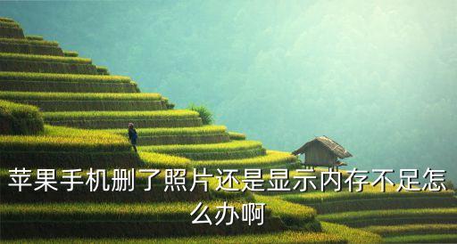 蘋果手機(jī)刪了照片還是顯示內(nèi)存不足怎么辦啊